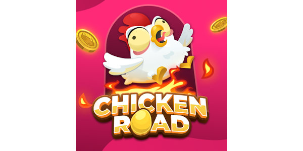 Chicken Road Icon des Crash-Spiels von Inout Games auf dem Smartphone