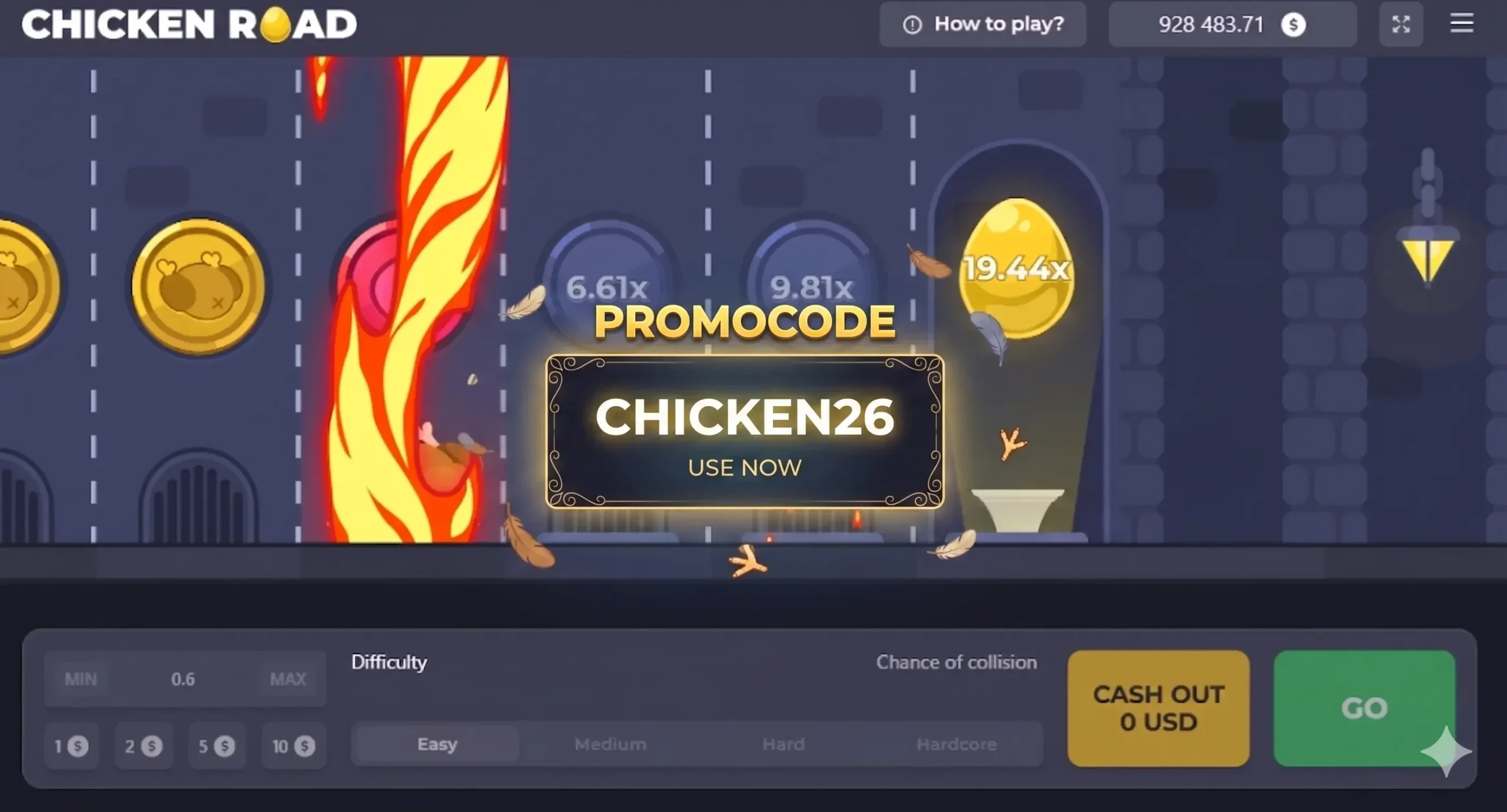 Anleitung zur Aktivierung eines Chicken Road Promocodes im Online Casino